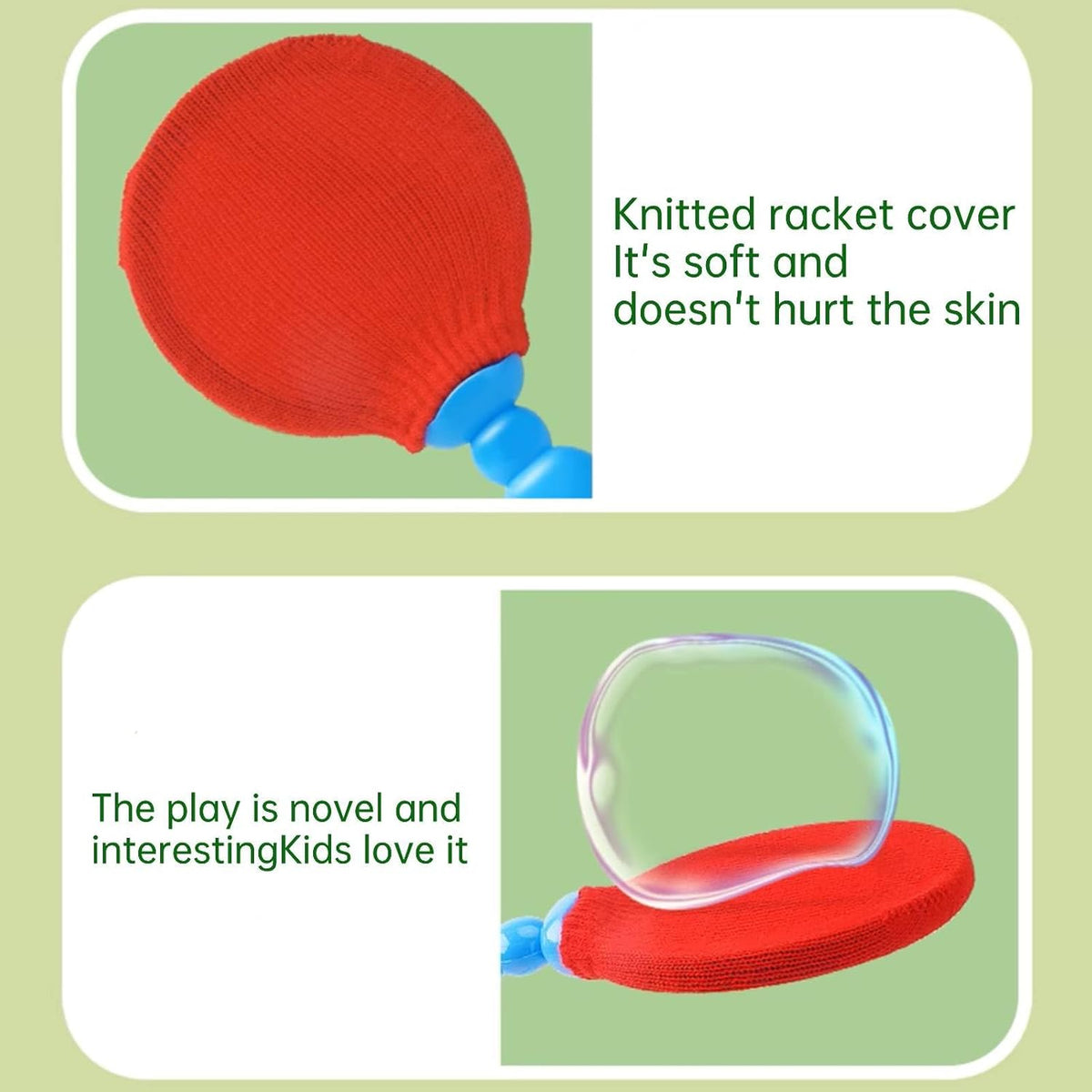 Bubble Paddle Set Hand-Eye Coordination Durable & Child-Safe Plastic