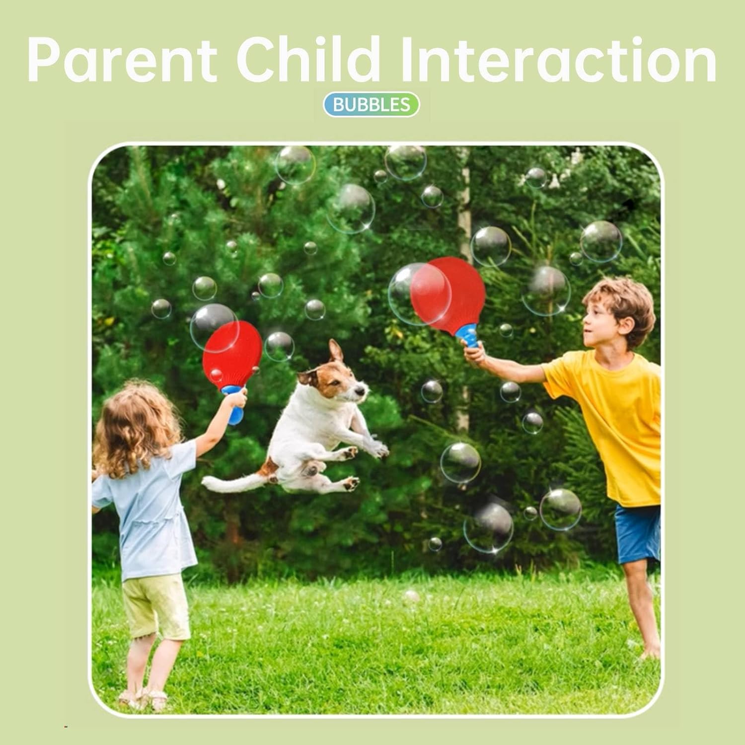 Bubble Paddle Set Hand-Eye Coordination Durable & Child-Safe Plastic