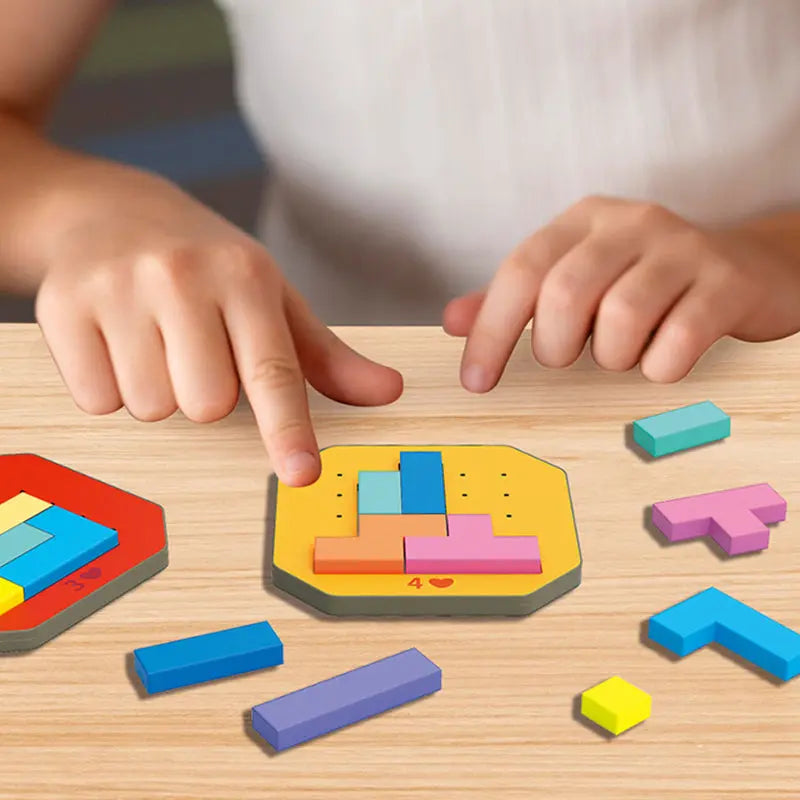 Building Block Set Stackable Multicolor Screen-Free