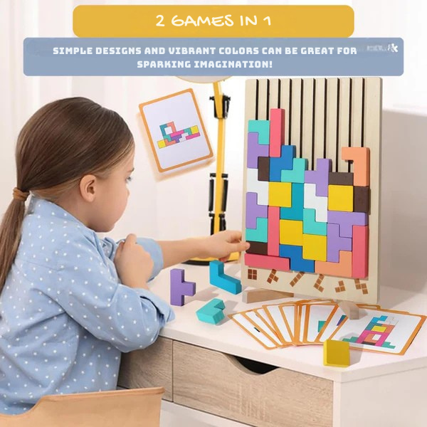 Building Blocks Wooden Montessori Non-Toxic