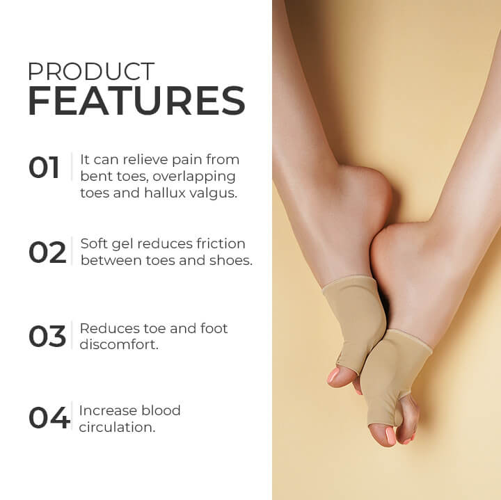 Bunion Protectors Gel-Padded Slim Sleeve Washable