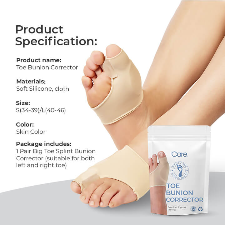 Bunion Protectors Gel-Padded Slim Sleeve Washable