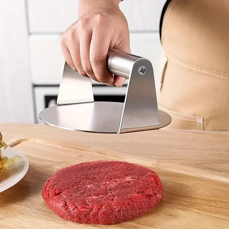 Burger Press Stainless Steel Ergonomic Handle