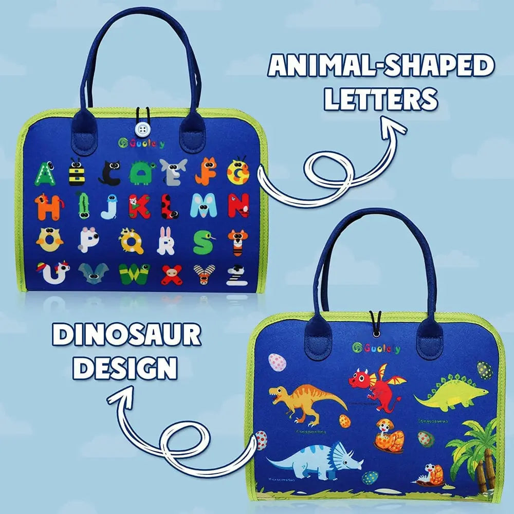 Busy Board Montessori Zippers Buttons & Buckles