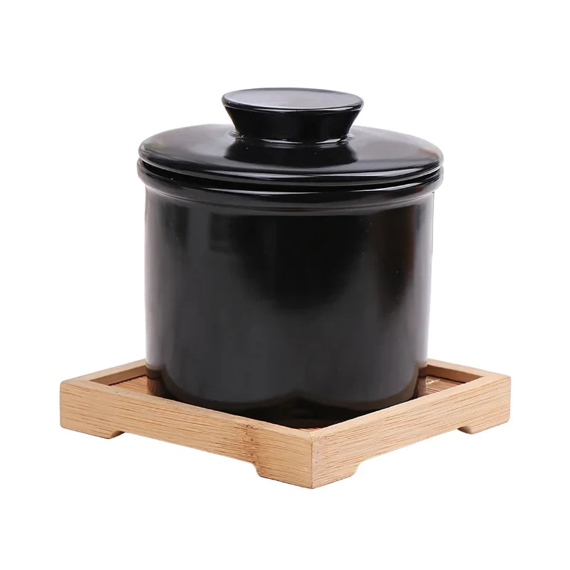 Butter Dish Waterproof Freshness System Ceramic Dishwasher Safe