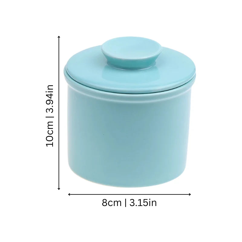 Butter Dish Waterproof Freshness System Ceramic Dishwasher Safe