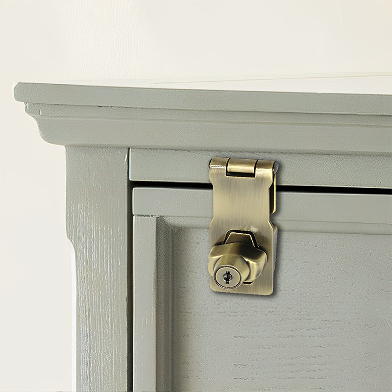 Cabinet Door Lock Zinc Alloy Two Keys