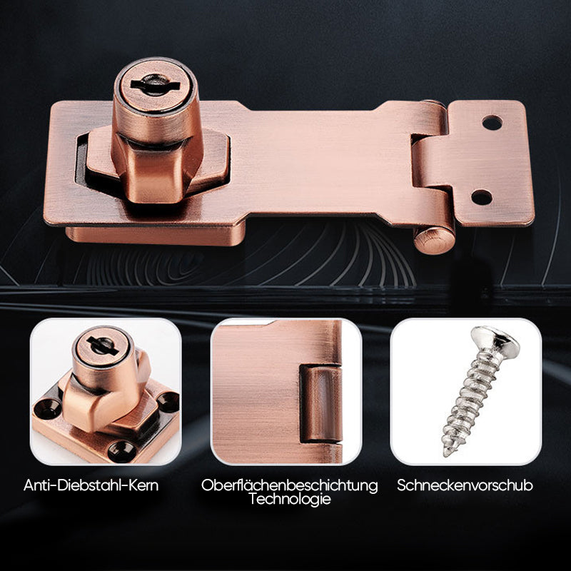 Cabinet Door Lock Zinc Alloy Two Keys
