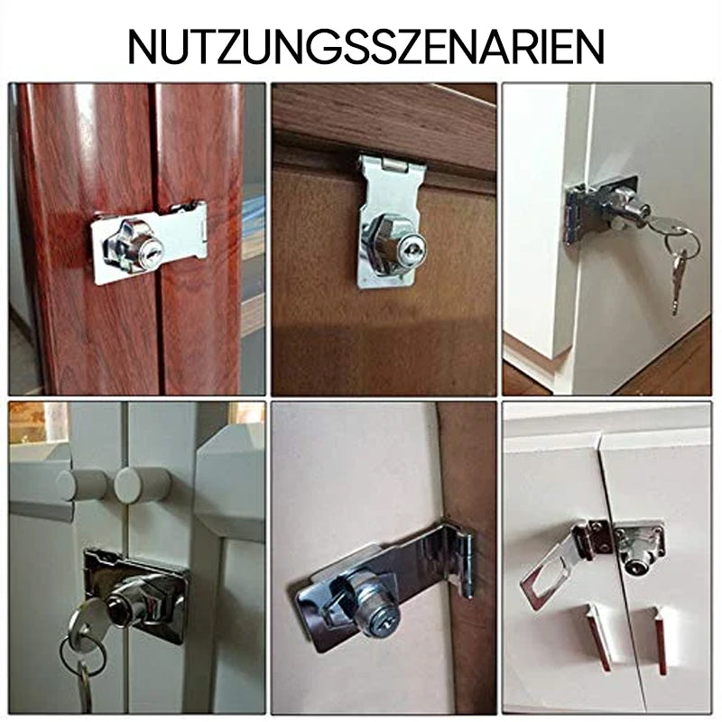 Cabinet Door Lock Zinc Alloy Two Keys