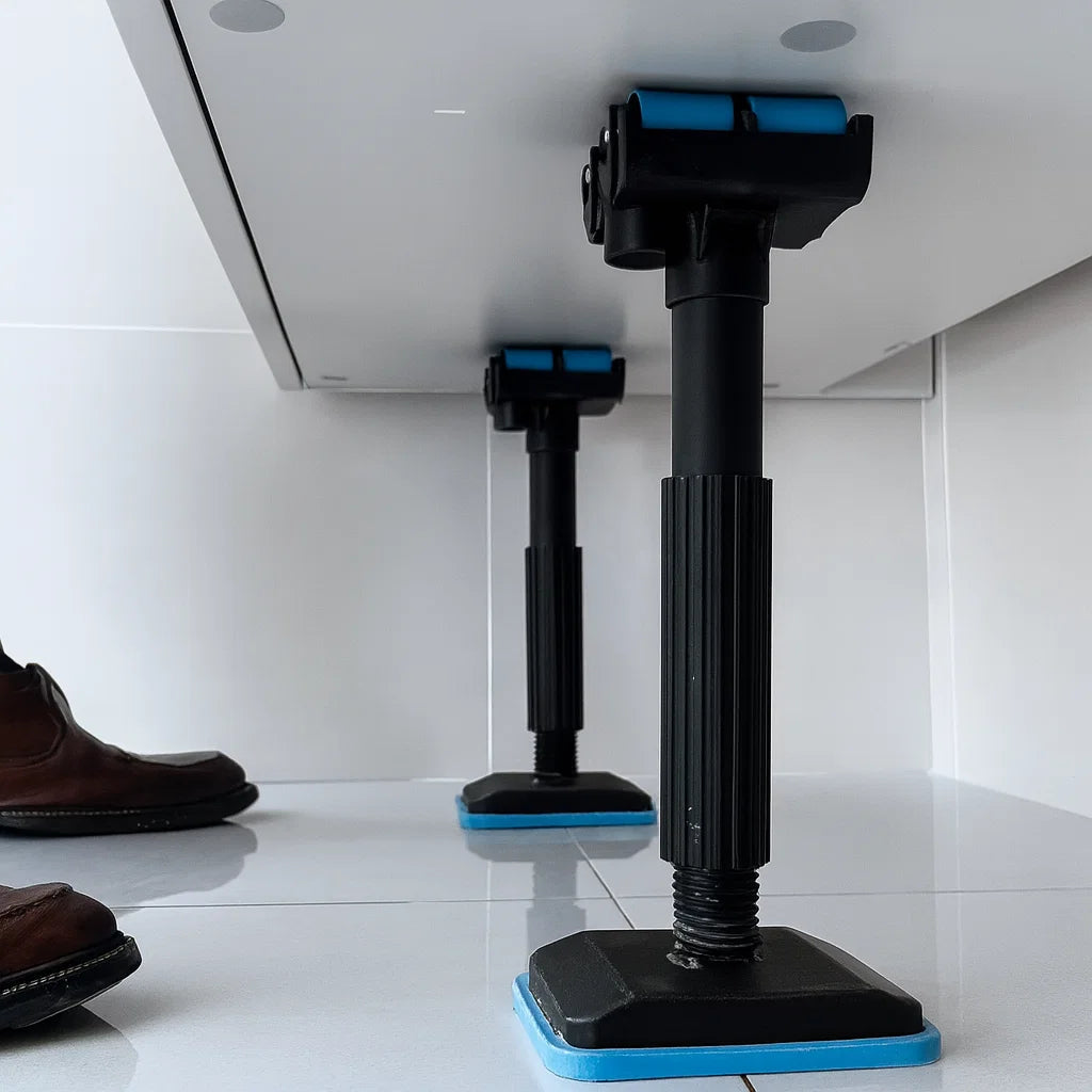 Cabinet Lifting Rails 400 Kg Capacity Fine Adjustment