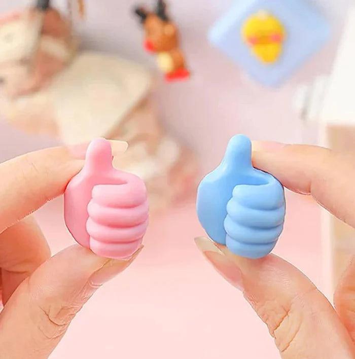 Cable Holder Silicone Self-Adhesive Residue-Free Pack of 20