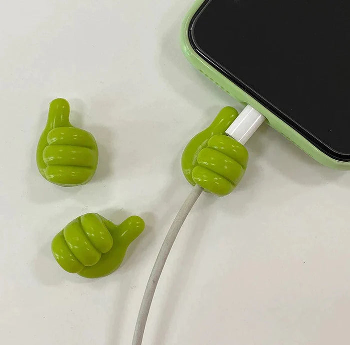 Cable Hooks Silicone Thumb-Shaped Self-Adhesive Pack of 20
