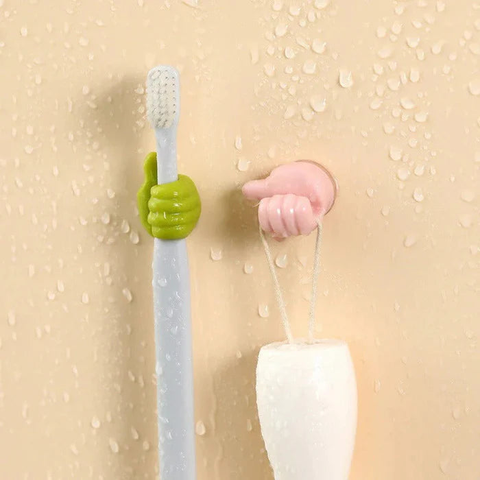 Cable Hooks Silicone Thumb-Shaped Self-Adhesive Pack of 20