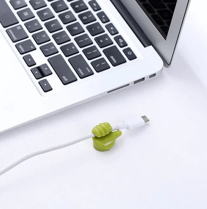 Cable Hooks Silicone Thumb-Shaped Self-Adhesive Pack of 20