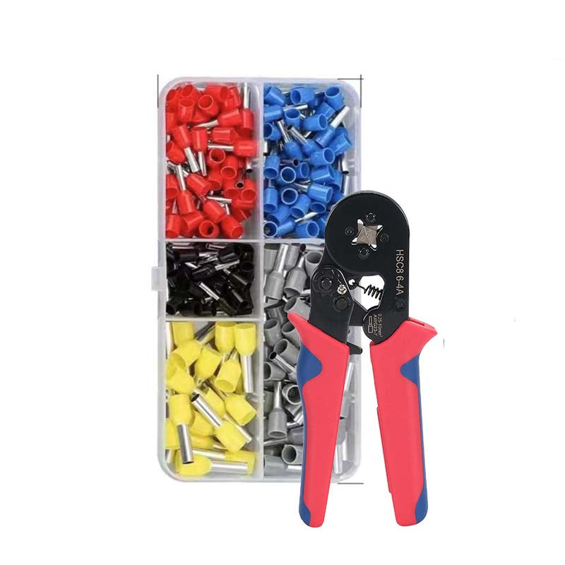 Cable Lug Kit Tinned Copper Color-Coded With Pliers