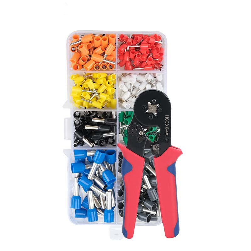 Cable Lug Kit Tinned Copper Color-Coded With Pliers
