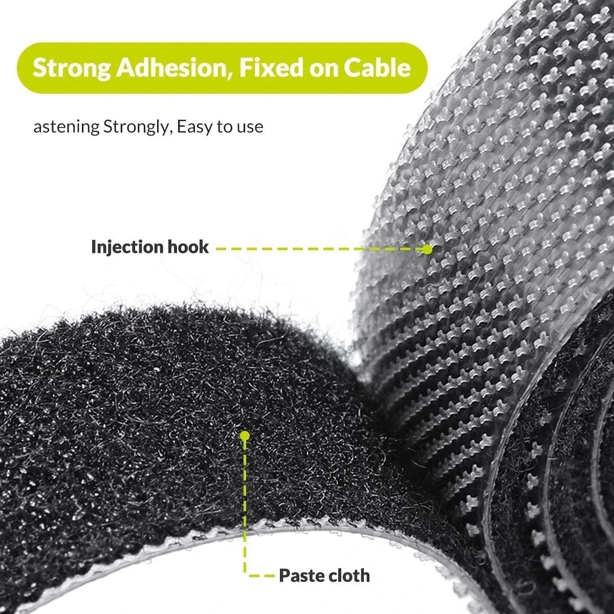 Cable Management Tape Reusable Hook-And-Loop 5 m Nylon