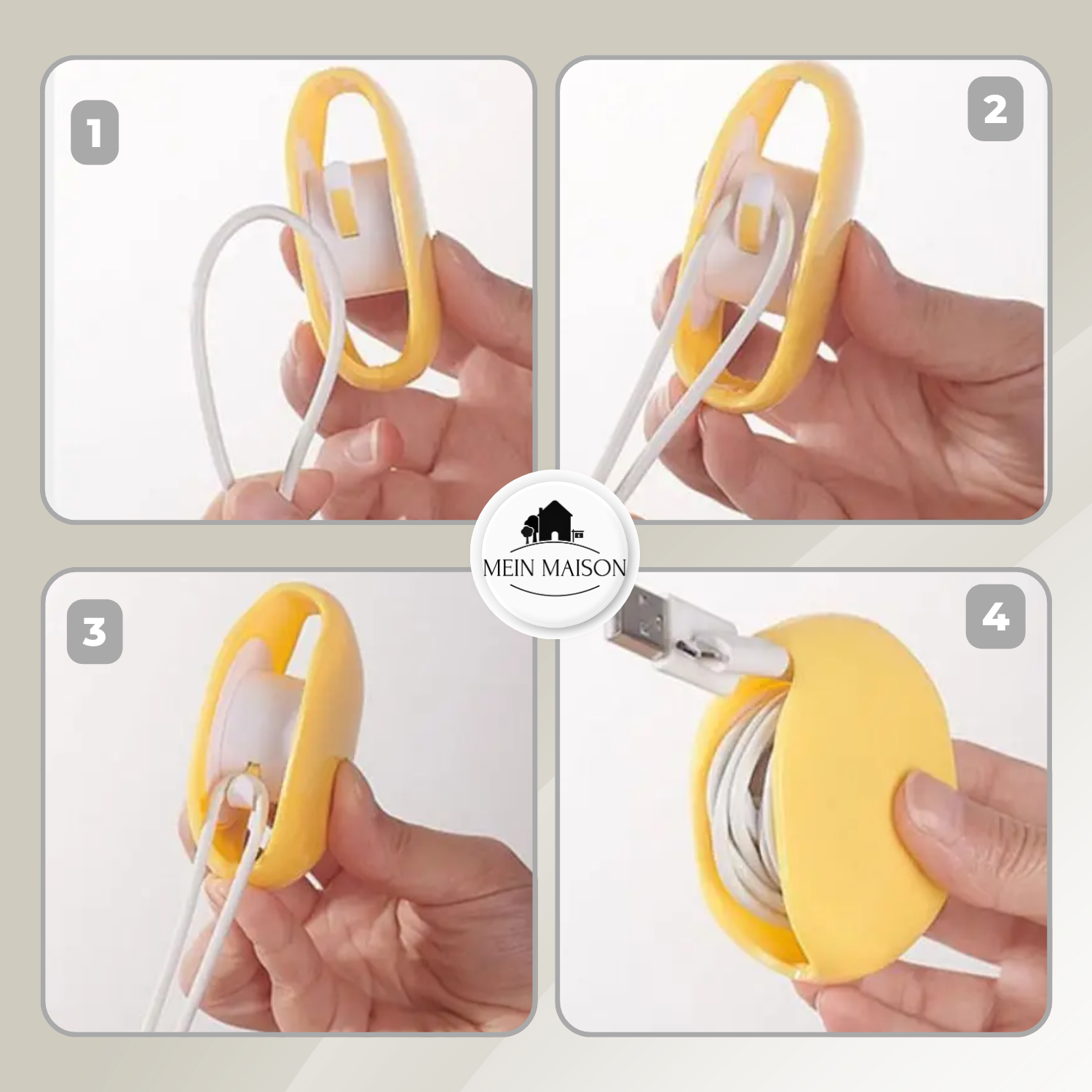 Cable Organizer Automatic One-Hand Retractable
