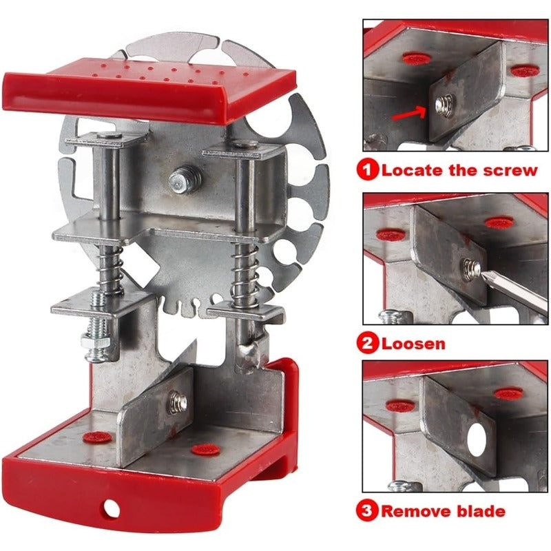 Cable Stripper Depth-Adjustable Blade Steel Body & Replaceable Blades