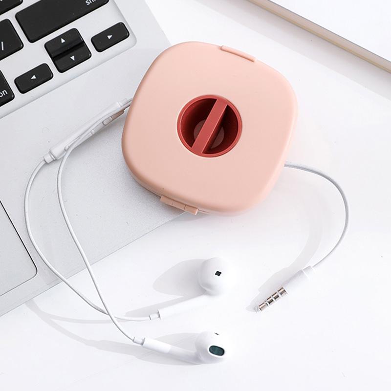 Cable Winder Tangle-Free Compact With Phone Stand