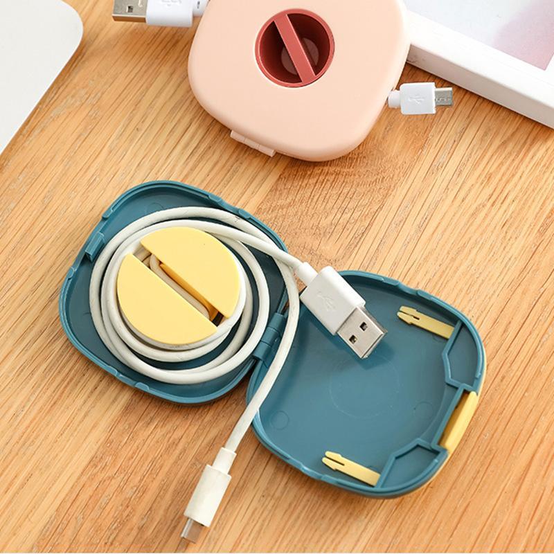 Cable Winder Tangle-Free Compact With Phone Stand