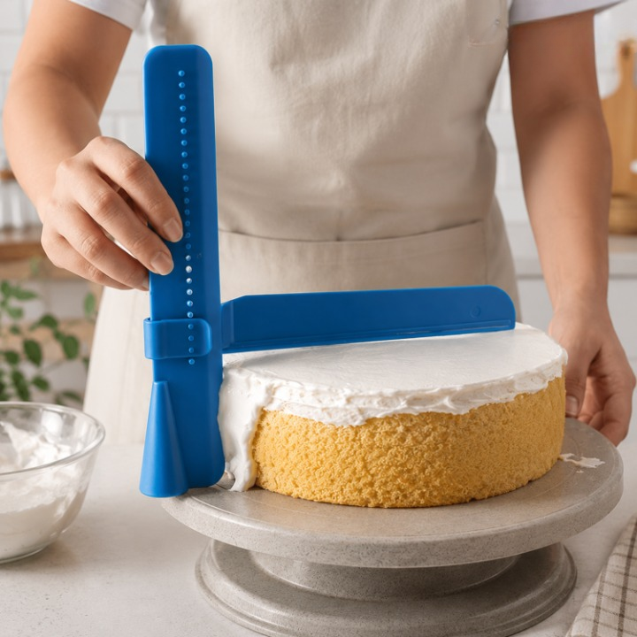 Cake Smoother Ergonomic Handle Food-Grade Plastic