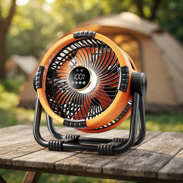 Camping Fan 20000mAh Battery Power Bank & LED Light