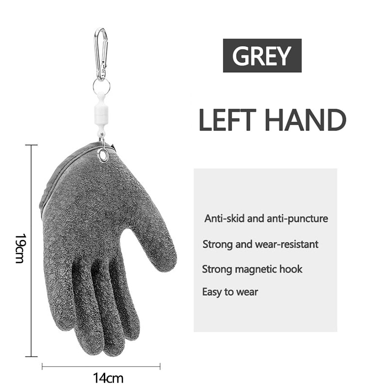 Camping Glove Non-Slip & Cut-Resistant Waterproof Magnetic Hook