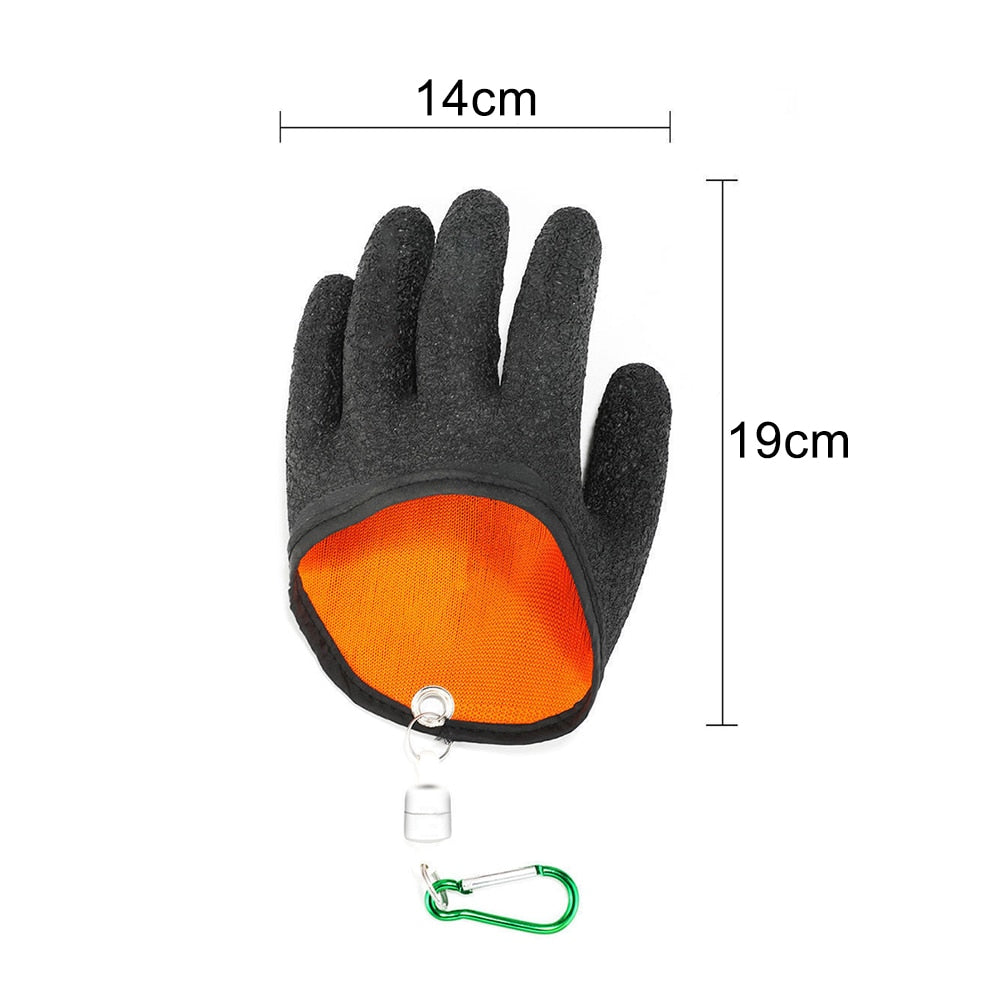 Camping Glove Non-Slip & Cut-Resistant Waterproof Magnetic Hook