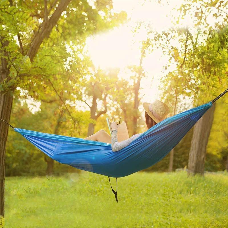 Camping Hammock 2-Person Ultralight Parachute Nylon