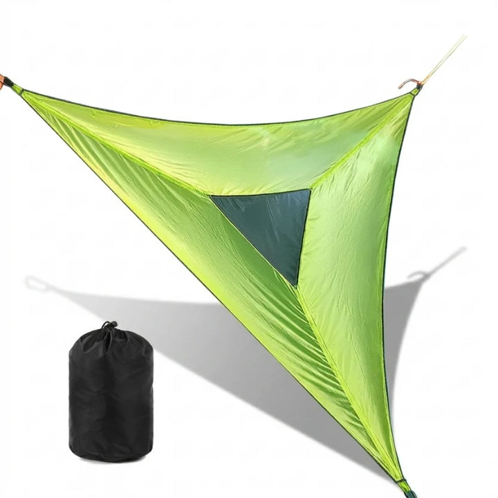 Camping Hammock 3-Point Suspension Nylon Seats Up To 3
