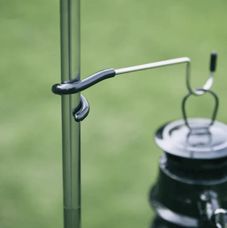 Camping Hook Corrosion-Resistant Steel Rubber-Coated Non-Slip Ends