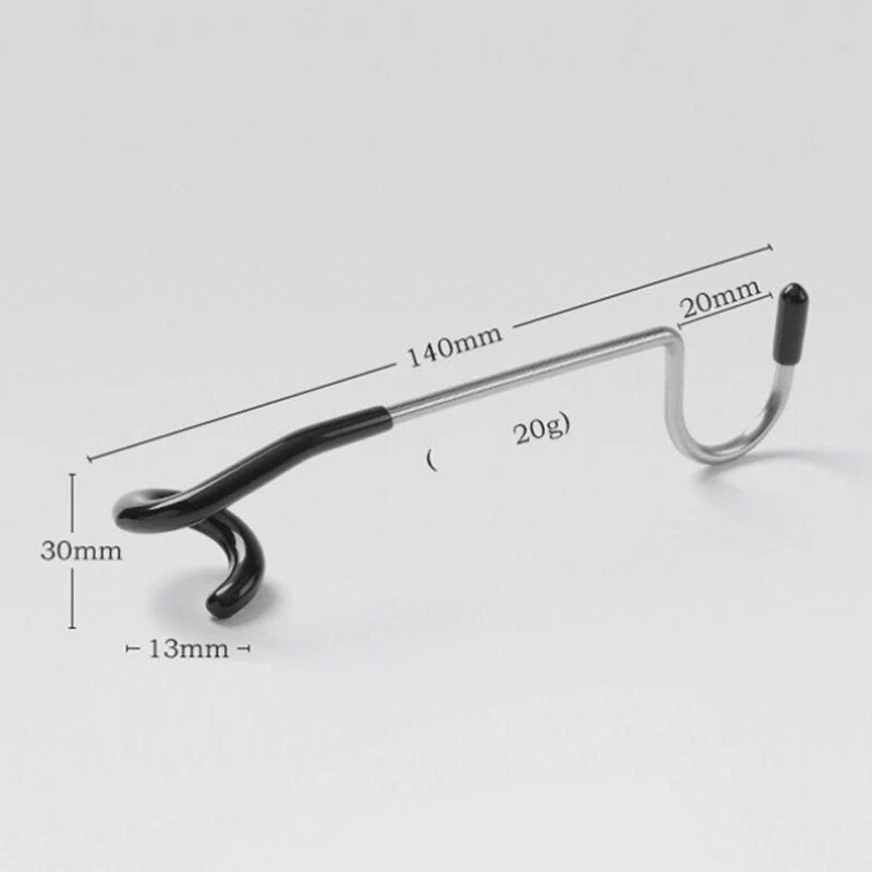 Camping Hook Corrosion-Resistant Steel Rubber-Coated Non-Slip Ends