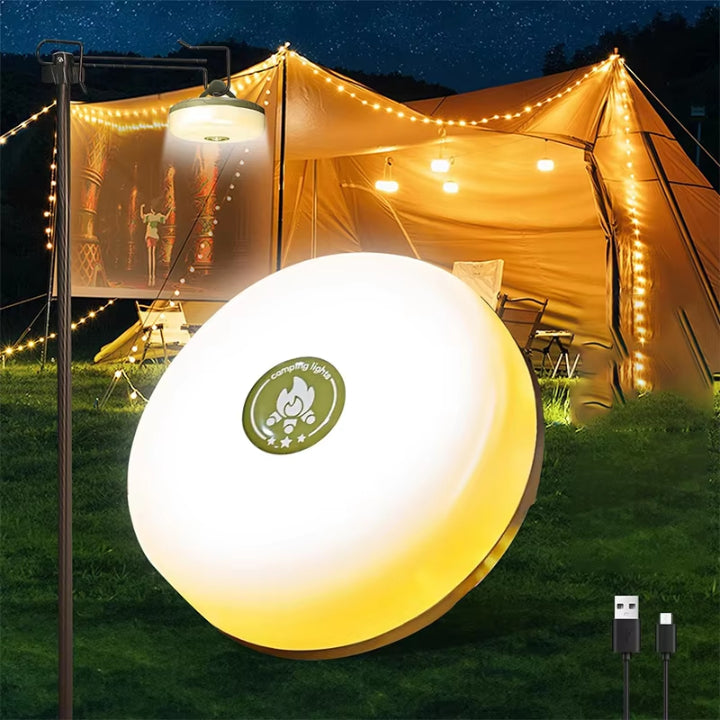 Camping Lamp 10m RGB String Lights Power Bank