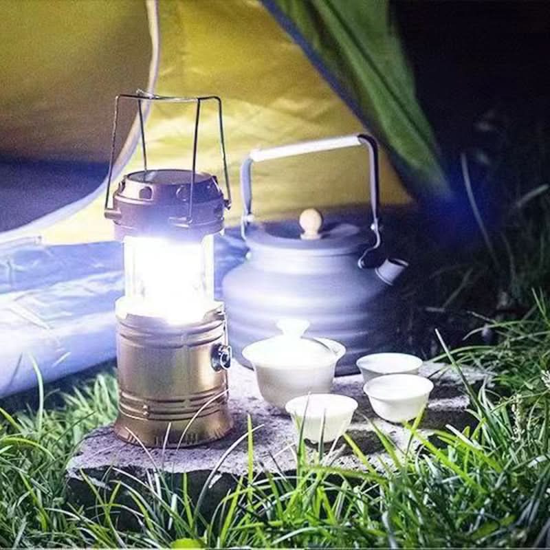 Camping Lantern Telescopic LED Solar & USB Power Bank