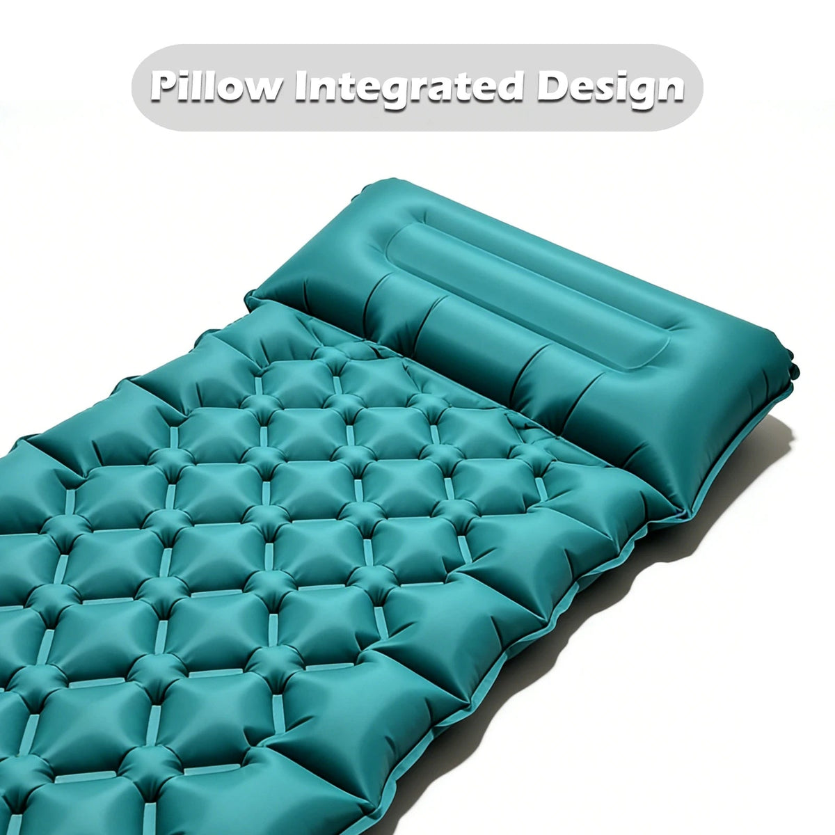 Camping Mattress Inflatable Waterproof Built-In Pillow & Foot Pump