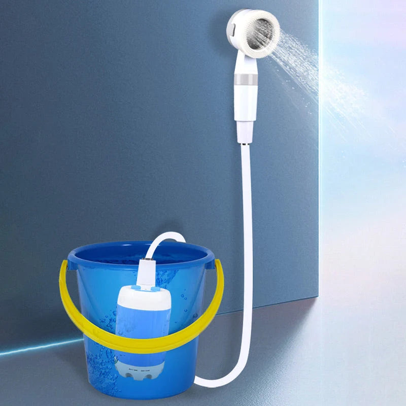 Camping Shower Rechargeable 5000 mAh Dual Spray Modes