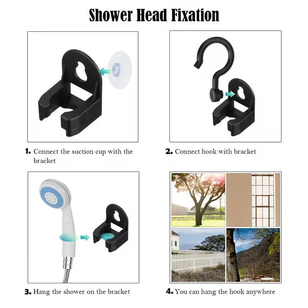 Camping Shower USB Rechargeable Strong Water Pressure