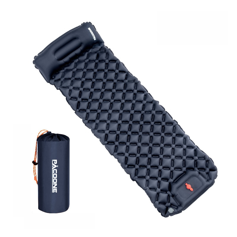 Camping Sleeping Pad Built-In Pump & Integrated Pillow Waterproof
