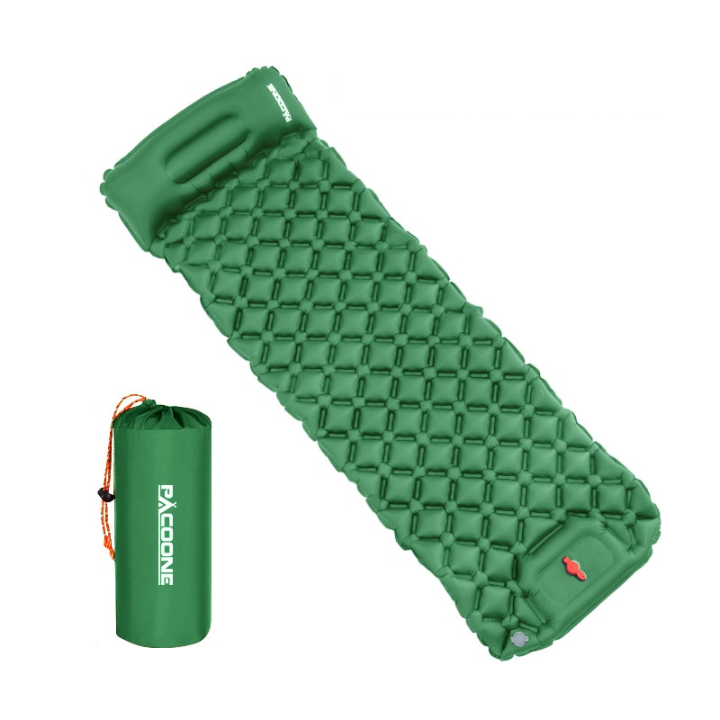 Camping Sleeping Pad Built-In Pump & Integrated Pillow Waterproof