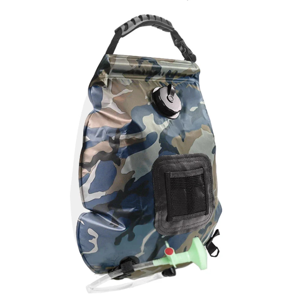 Camping Solar Shower 5.3 Gallon Detachable Hose