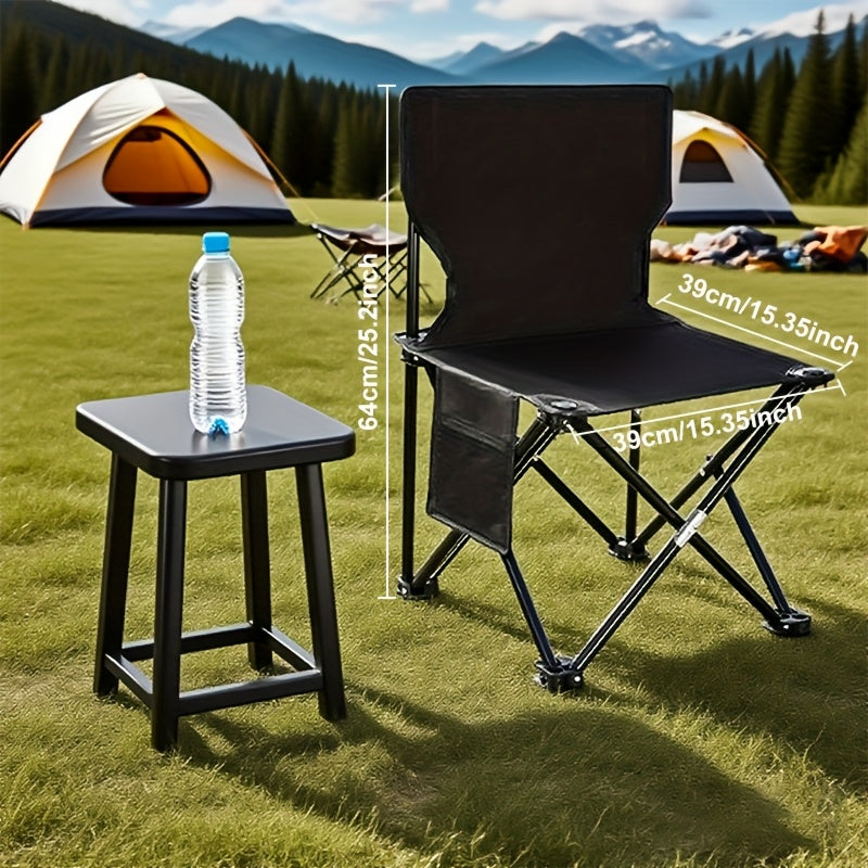 Camping Table & Chair Set Foldable Waterproof Oxford Fabric