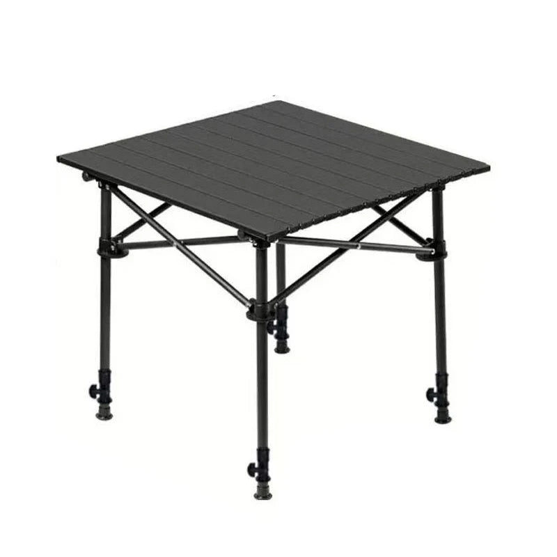 Camping Table Roll-Up Tabletop Adjustable Height