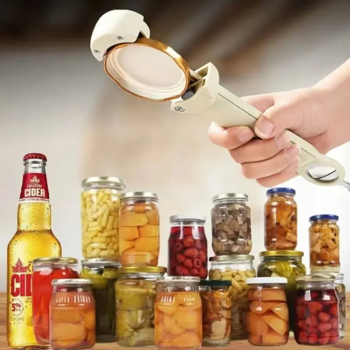 Can & Bottle Opener Foldable Magnetic Ergonomic Handle