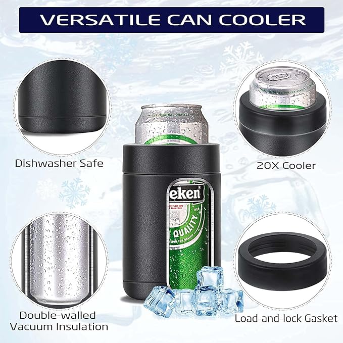 Can & Bottle Sleeve Stainless Steel Vacuum-Insulated