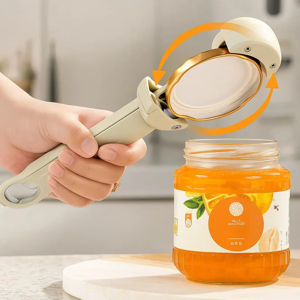 Can & Jar Opener Adjustable Ergonomic Magnetic Mount