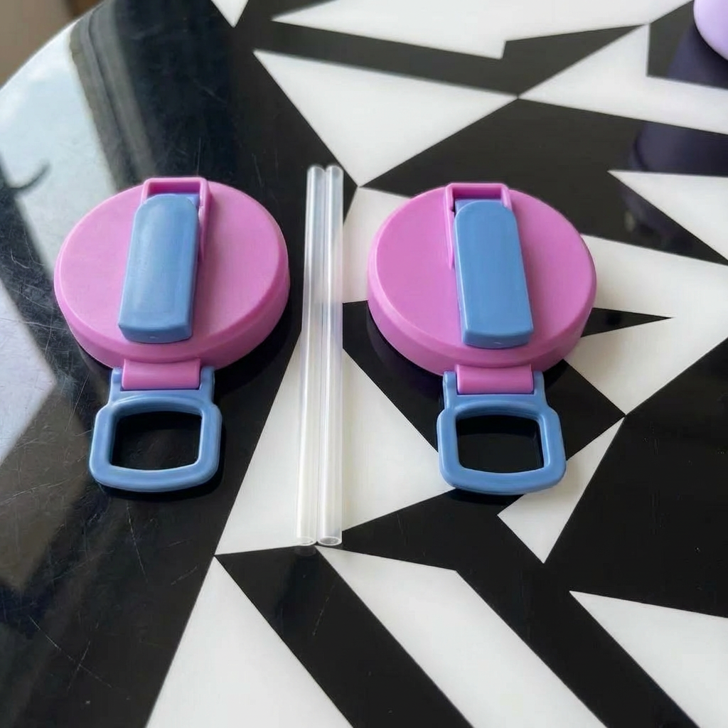 Can Lid Silicone Leak-Proof Integrated Straw