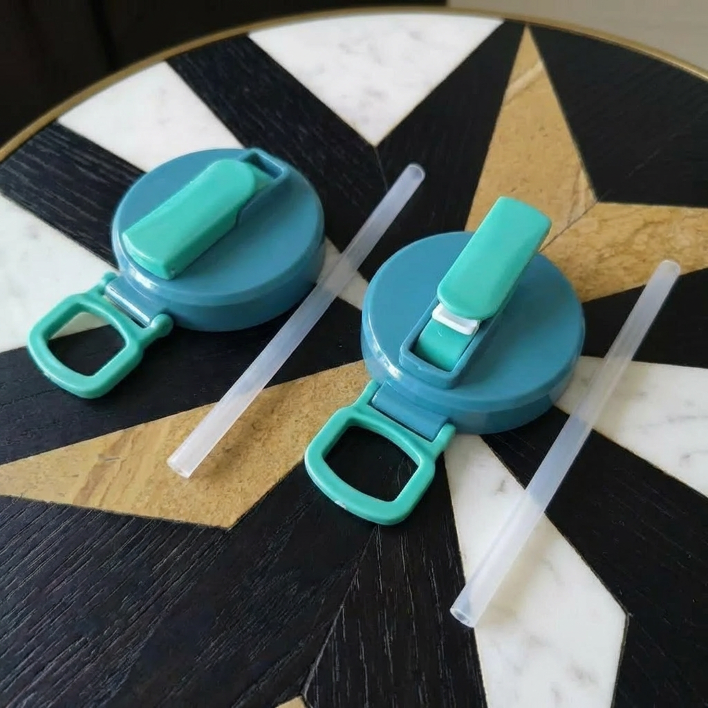 Can Lid Silicone Leak-Proof Integrated Straw