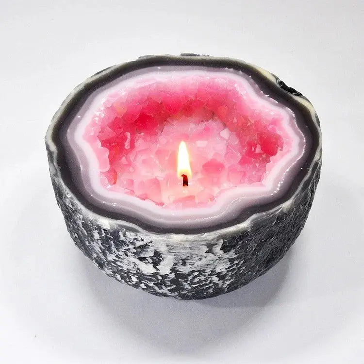 Candle Handcrafted Resin Gemstone Long-Lasting