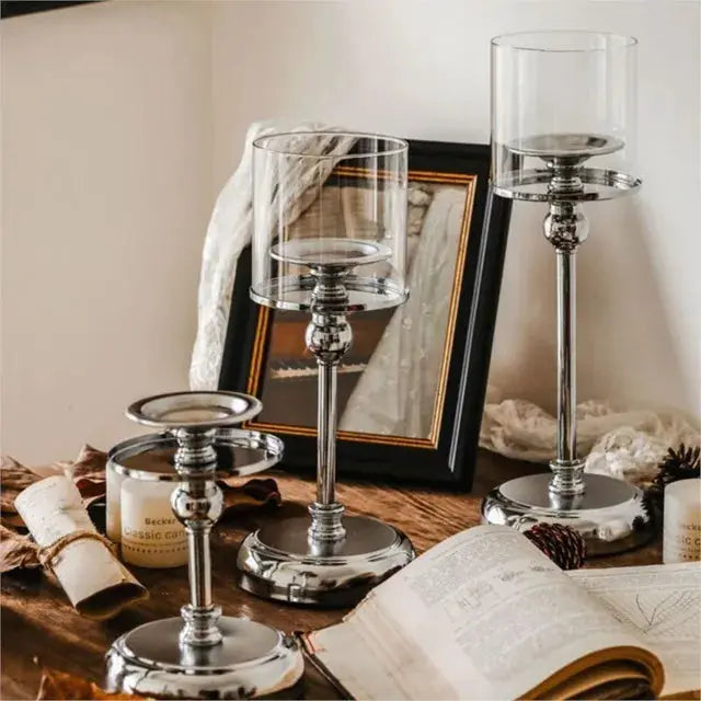 Candle Holder Nordic Metal Tabletop Accent